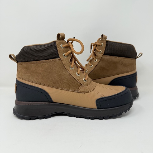 New UGG Men\'s Emmett Duck Boot Chestnut Waterproof Sz 10 main image 8